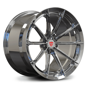 Concave Custom Forged Wheels for Corvette C8 Z06, E-Ray - RV-MC24 Chrome Rims-RVRN Forged Monoblock Wheels